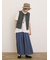 【M/Lサイズ】◎楊柳ガウチョパンツ