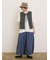 【M/Lサイズ】◎楊柳ガウチョパンツ