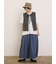 【M/Lサイズ】◎楊柳ガウチョパンツ