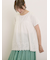 ◎コットンレースドッキングTシャツ