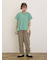 【M/Lサイズ】綿麻裾ギャザーレースパンツ