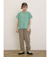 【M/Lサイズ】綿麻裾ギャザーレースパンツ