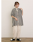【M/Lサイズ】綿麻裾ギャザーレースパンツ