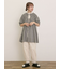 【M/Lサイズ】綿麻裾ギャザーレースパンツ