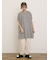 【M/Lサイズ】綿麻裾ギャザーレースパンツ