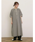 【M/Lサイズ】綿麻裾ギャザーレースパンツ