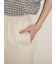 【M/Lサイズ】綿麻裾ギャザーレースパンツ