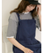 綿麻サロペット