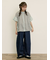 インド柄アソート袖フリルブラウス
