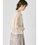 前後2WAYメッシュレースカーディガン