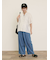 【M/Lサイズ】インドデニムイージーパンツ