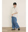 【M/Lサイズ】インドデニムイージーパンツ