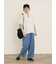 【M/Lサイズ】インドデニムイージーパンツ