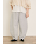 【S/M/Lサイズ】刺繍デニム/ヒッコリーカーブパンツ