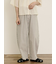 【S/M/Lサイズ】刺繍デニム/ヒッコリーカーブパンツ