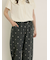 【S/M/Lサイズ】刺繍デニム/ヒッコリーカーブパンツ
