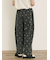 【S/M/Lサイズ】刺繍デニム/ヒッコリーカーブパンツ