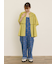 刺繍デニム/ヒッコリーサロペットパンツ