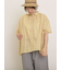 インド裾レースシャツ