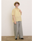 インド裾レースシャツ