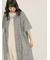 【WEB限定】ちび襟シャツワンピース