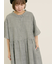 【WEB限定】ちび襟シャツワンピース
