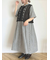 【WEB限定】ちび襟シャツワンピース