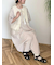 【WEB限定】胸元レースワンピース