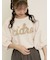 【接触冷感】レースコード刺繍パフスリーブTシャツ