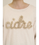 【接触冷感】レースコード刺繍パフスリーブTシャツ