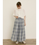 柄アソート肩タックバンドカラーチュニック