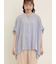柄アソート肩タックバンドカラーチュニック