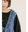 刺繍デニムベスト