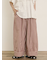 【M/Lサイズ】裾切替ギャザーパンツ