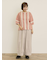 【M/Lサイズ】裾切替ギャザーパンツ