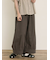 【M/Lサイズ】裾切替ギャザーパンツ