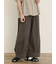 【M/Lサイズ】裾切替ギャザーパンツ