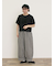 【M/Lサイズ】裾切替ギャザーパンツ
