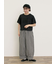 【M/Lサイズ】裾切替ギャザーパンツ
