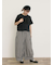 【M/Lサイズ】裾切替ギャザーパンツ