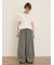 【M/Lサイズ】裾切替ギャザーパンツ