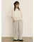 シアー刺繍ブラウス