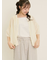 シアー刺繍ブラウス