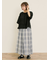 シアー刺繍ブラウス
