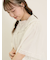 レースティアードチュニックブラウス