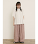 レースティアードチュニックブラウス