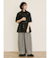 レースティアードチュニックブラウス