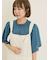 レースティアードチュニックブラウス
