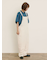 レースティアードチュニックブラウス