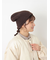 【消臭効果】ロゴ刺繍ニット帽